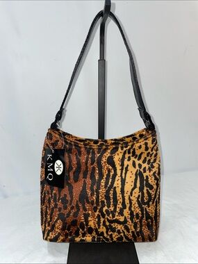 KMQ ANIMAL PRINT SHOULDER BAG FTL-06-107